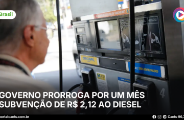 Governo prorroga por um mês subvenção de R$ 2,12 ao diesel