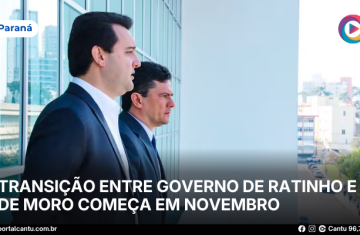 Transição entre governo de Ratinho e de Moro começa em novembro
