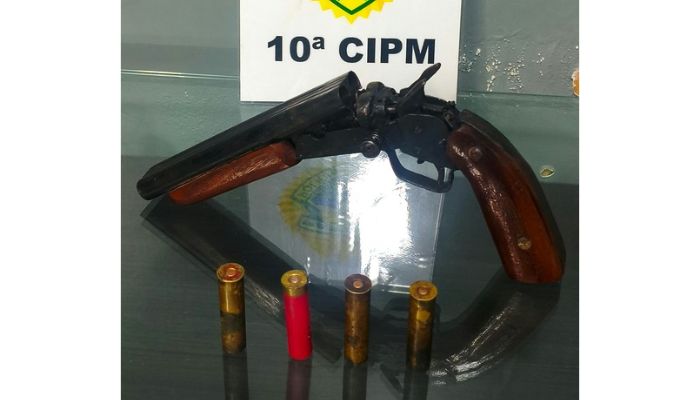 Nova Laranjeiras –  Homem é detido com arma sem documentação