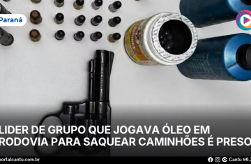 Lider de grupo que jogava óleo em rodovia para saquear caminhões é preso